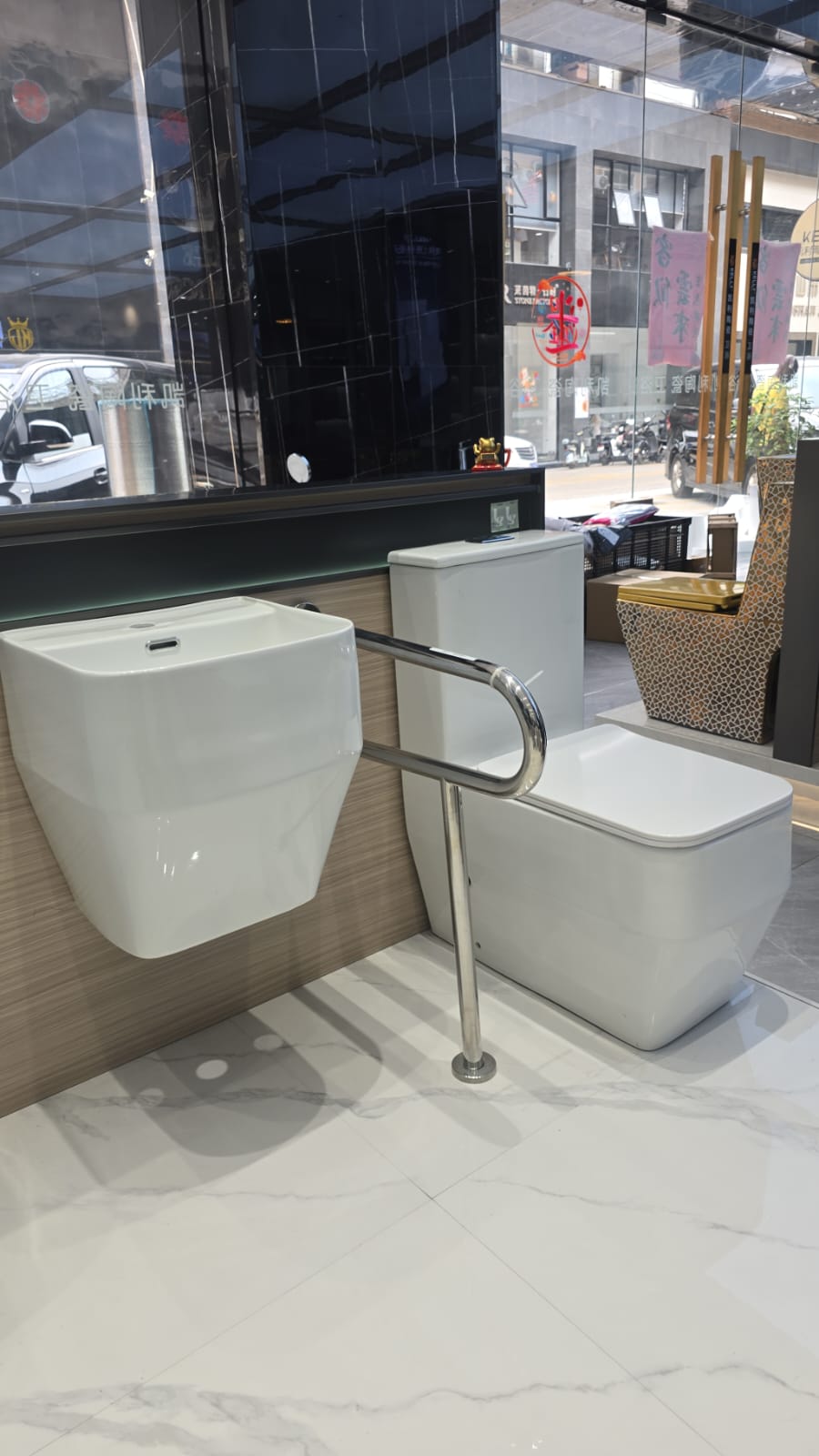Squared Bidet & WC Set